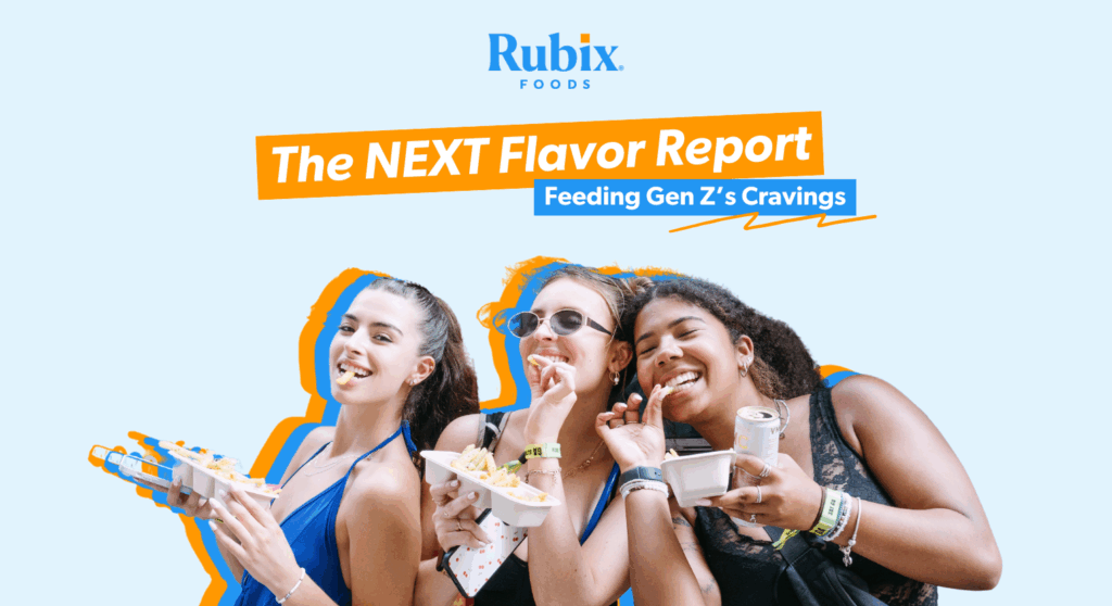 Cover image of The NEXT Flavor Report showcasing Gen Z-driven food insights and flavor trends.