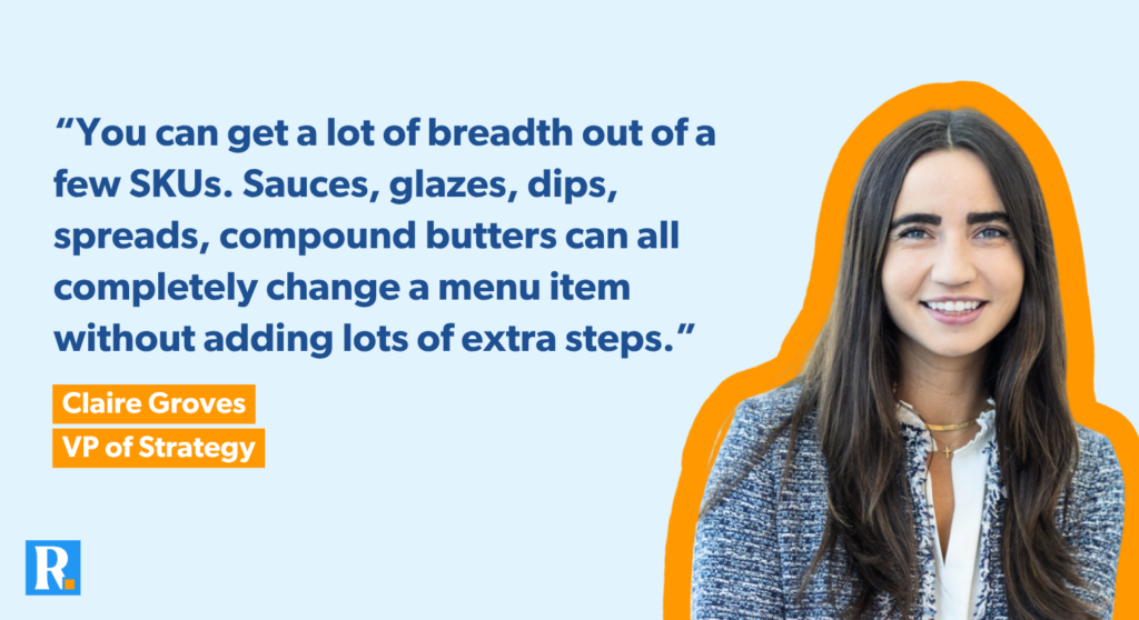 Claire Groves shares how convenience adds value to restaurant operations.